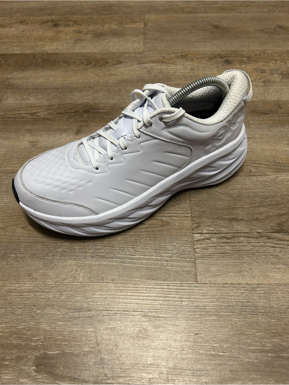Hoka One One Bondi SR Women's Size 10 White Athletic Sneakers Slip Resistant - Picture 7 of 11